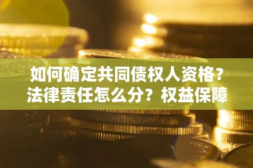 北京如何确定共同债权人资格？法律责任怎么分？权益保障技巧揭秘！