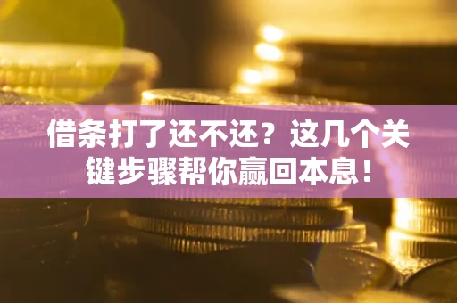 北京借条打了还不还？这几个关键步骤帮你赢回本息！