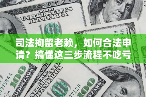 北京司法拘留老赖，如何合法申请？搞懂这三步流程不吃亏！