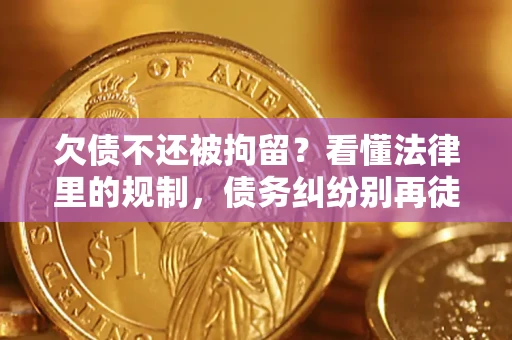 北京欠债不还被拘留？看懂法律里的规制，债务纠纷别再徒劳奔波