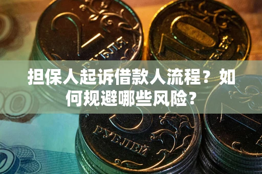 北京担保人起诉借款人流程？如何规避哪些风险？