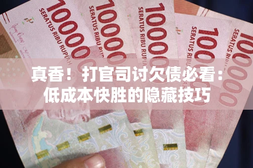 北京真香！打官司讨欠债必看：低成本快胜的隐藏技巧