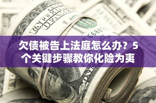 北京欠债被告上法庭怎么办？5个关键步骤教你化险为夷
